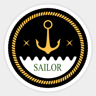 The sailor anchor Sticker